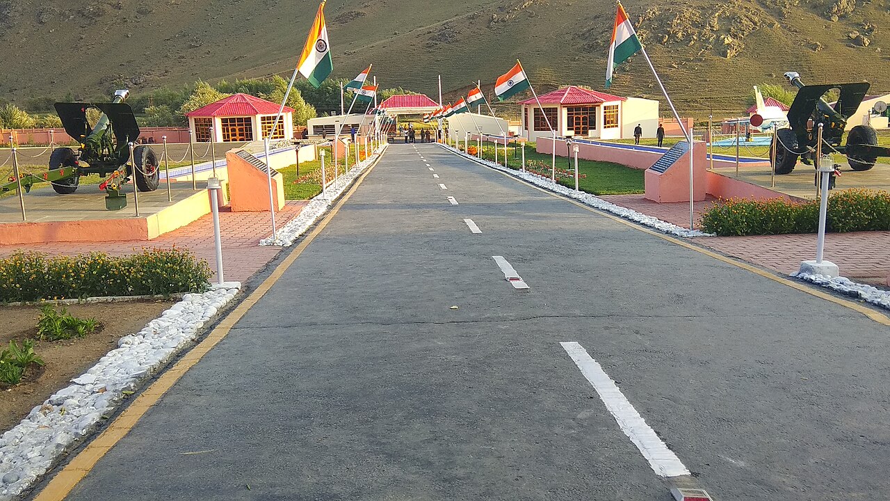 The wall of names at the Kargil War Memorial