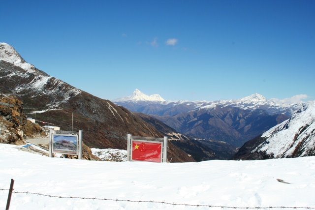 The high Himalayan frontier between India and China at Nathu La